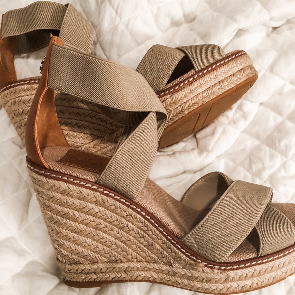 Tory Burch Adonis high-heeled wedges